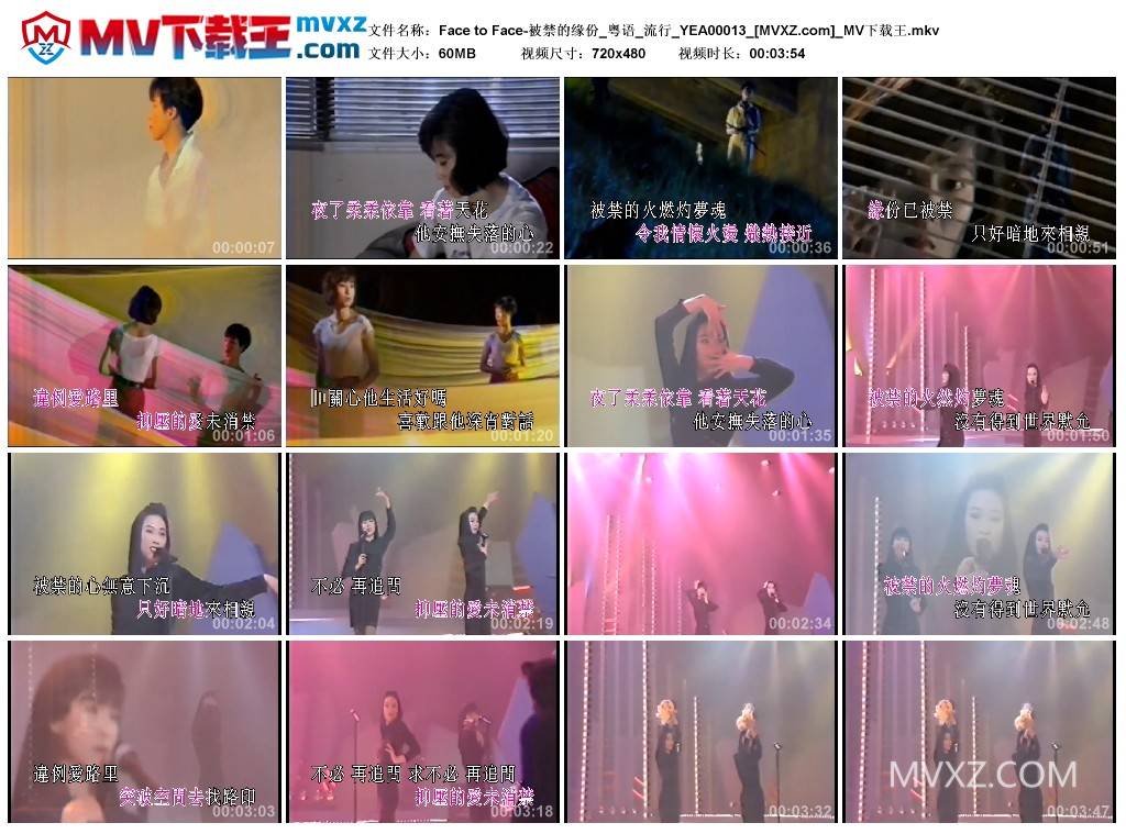 Face to Face-被禁的缘份_粤语_流行_YEA00013